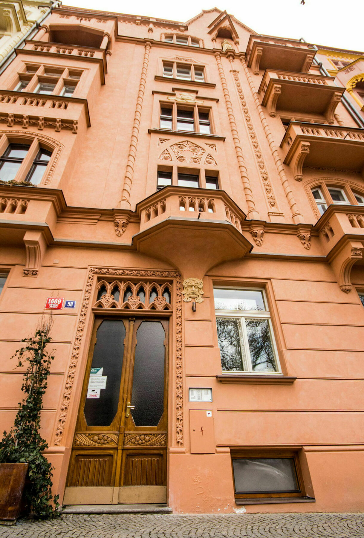 Apartment Slezska 58 プラハ エクステリア 写真